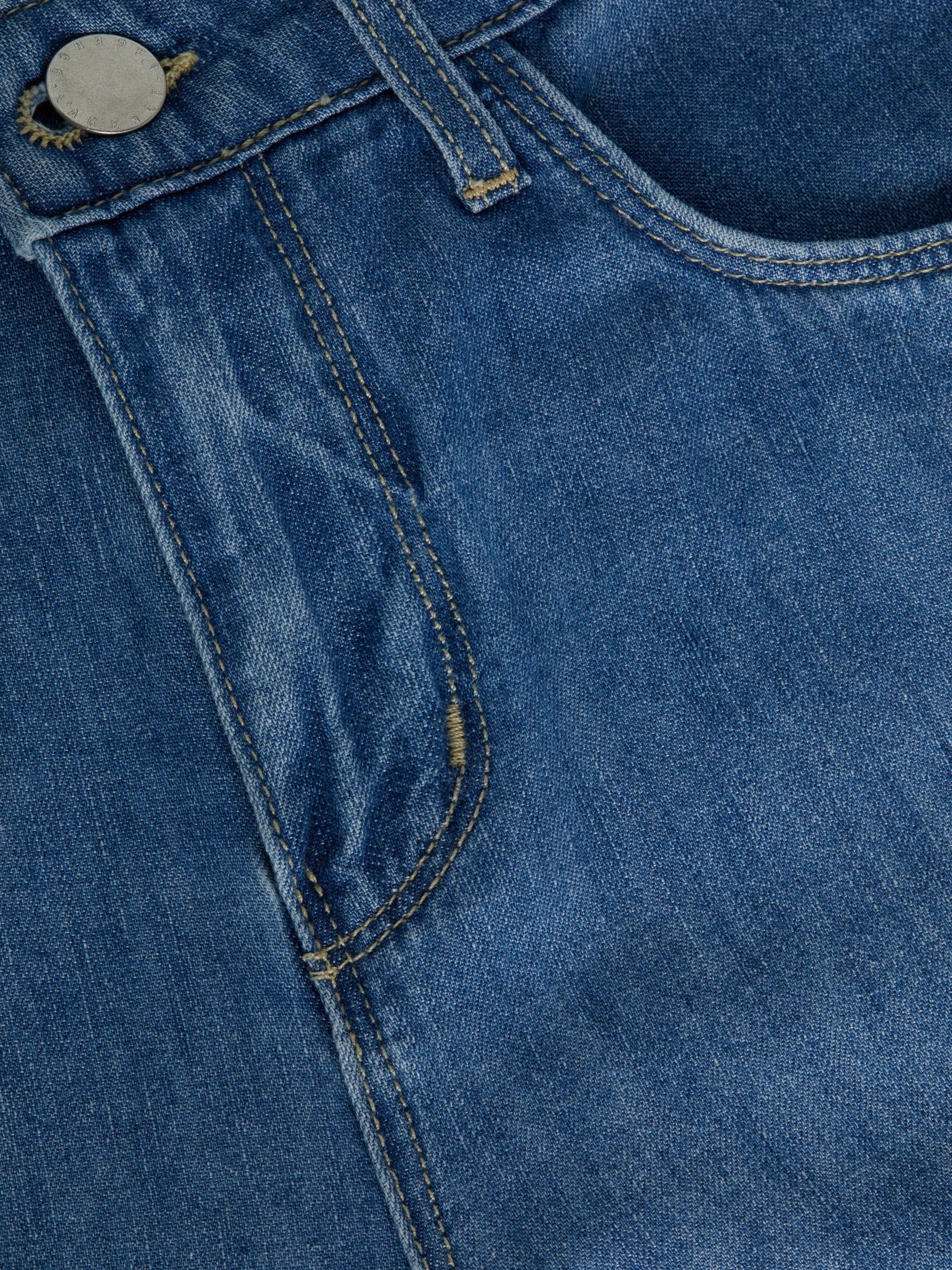 Alicent Weit geschnittene Jeans