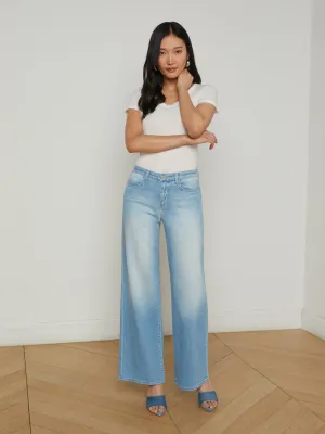 Alicent Weit geschnittene Jeans