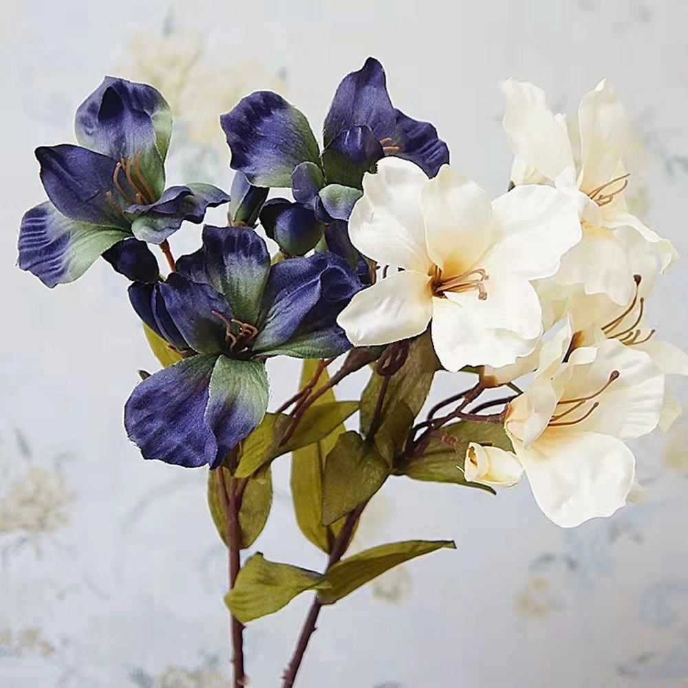 Alstroemeria Artificial Silk Flower Blue ALSTR002