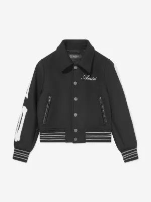 Amiri Kids Bones Jacket in Schwarz