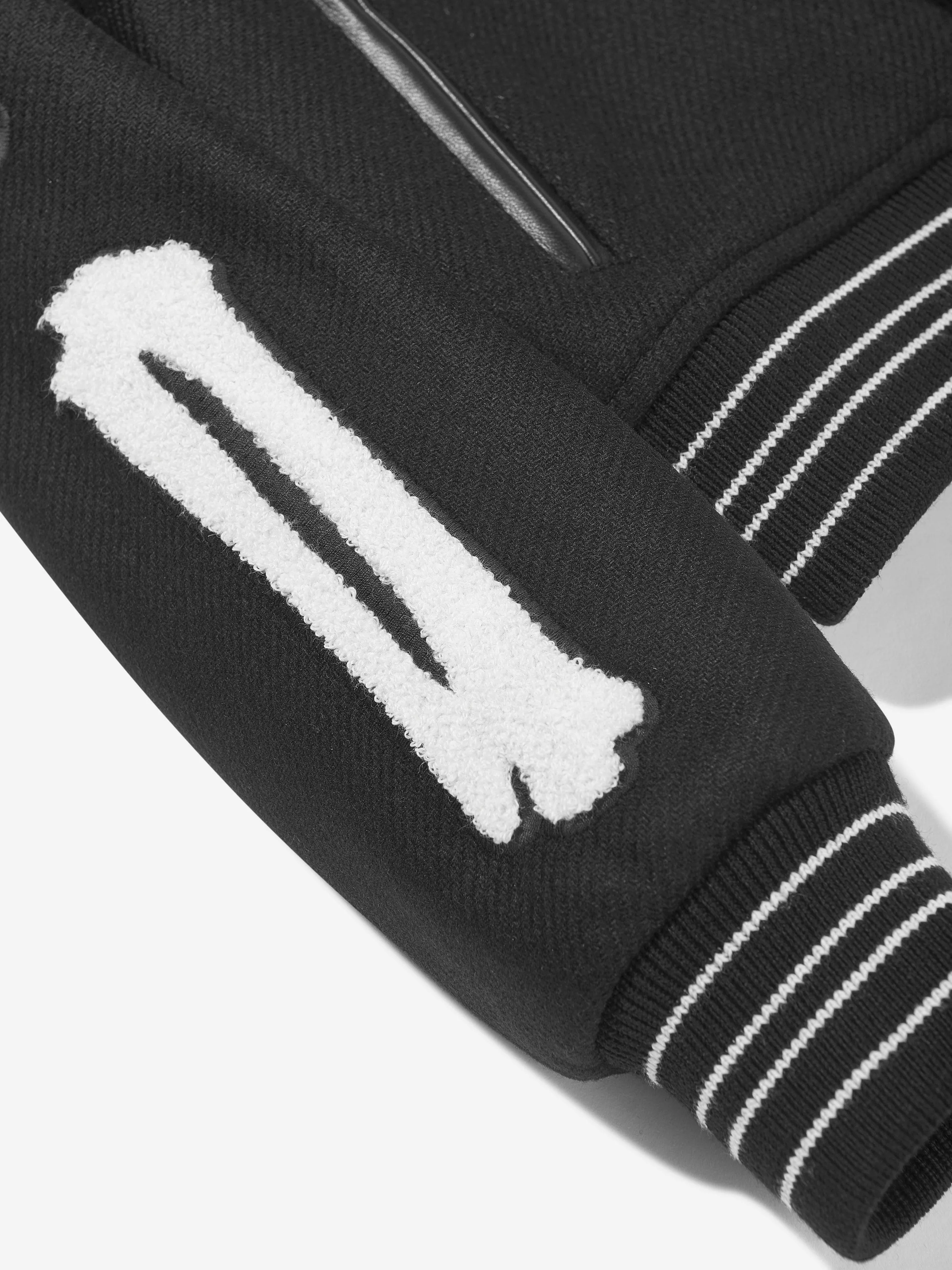 Amiri Kids Bones Jacket in Schwarz