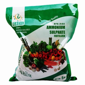 Ammonium Sulphate Fertilizer Powder (5 kg Bag),potted plant decor