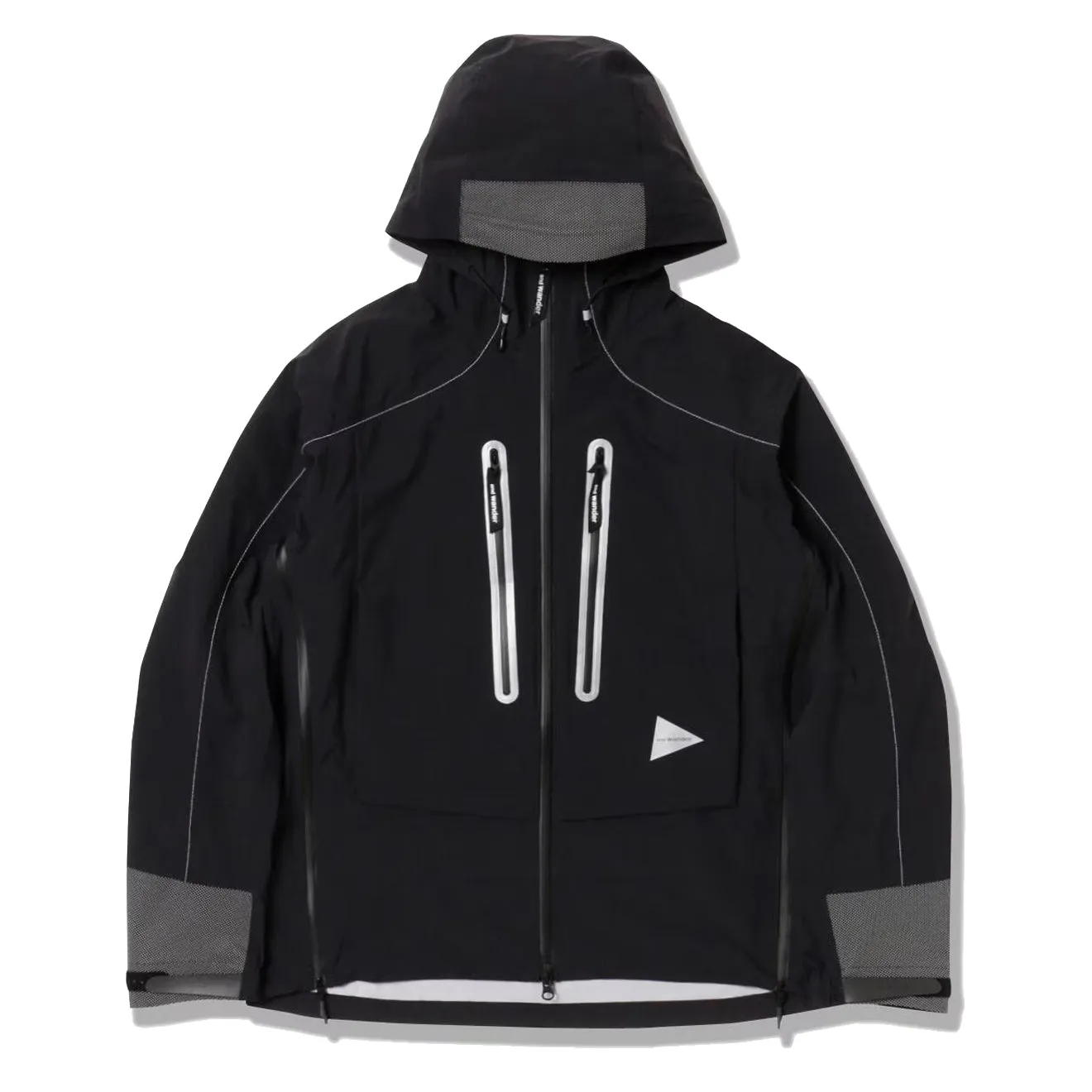 And Wander Pertex Shield Regenjacke Schwarz