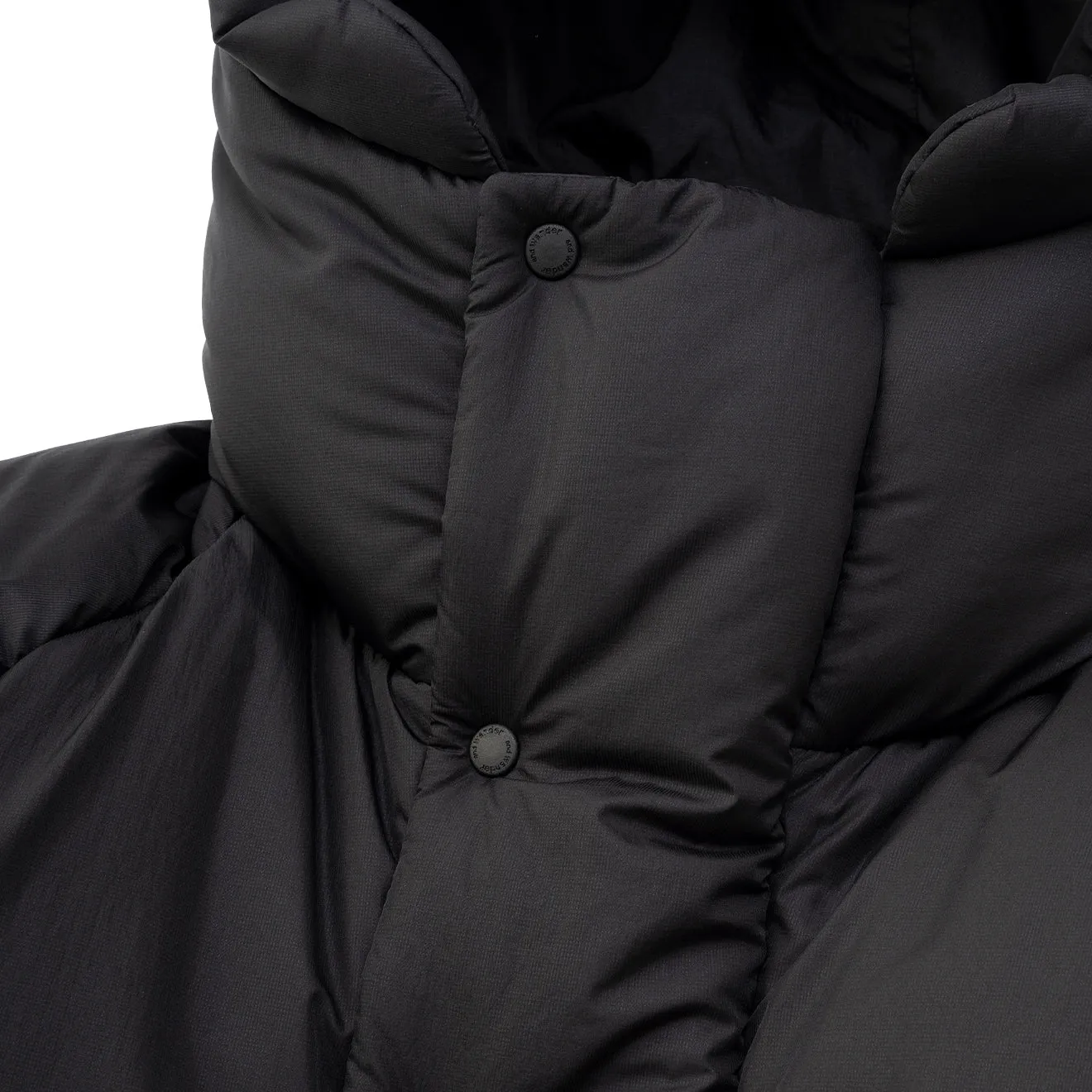 And Wander x Maison Kitsune Isolierjacke Schwarz
