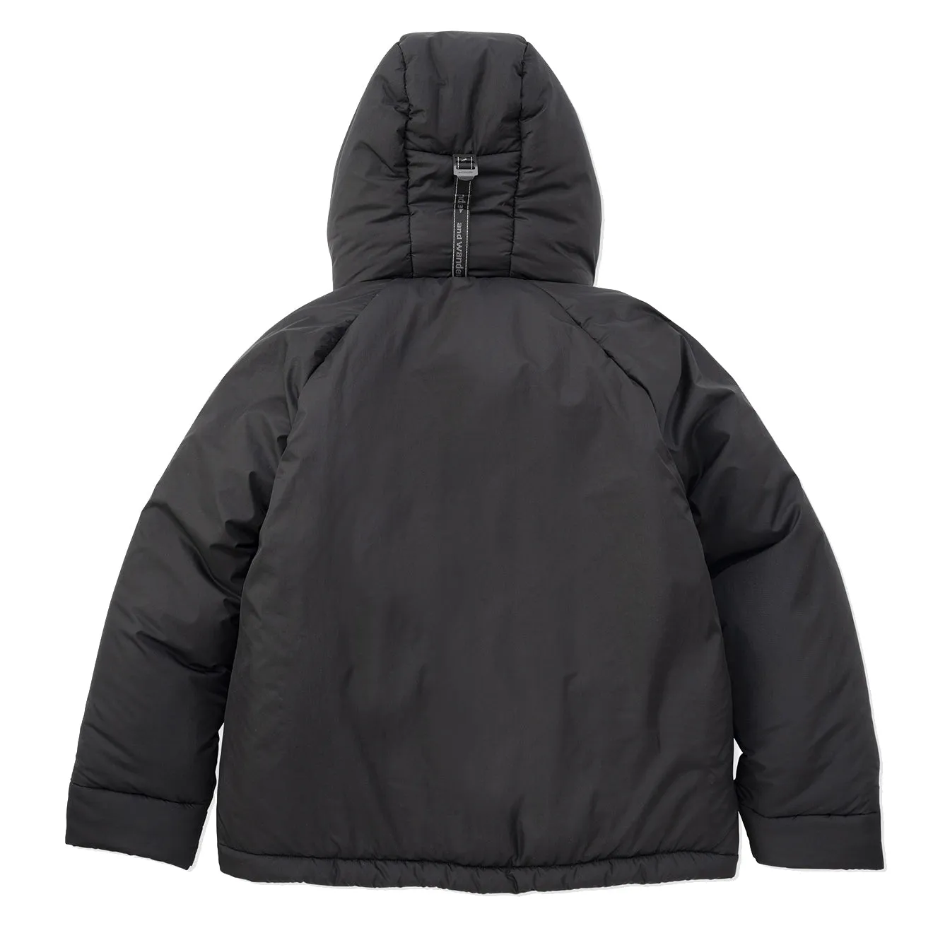 And Wander x Maison Kitsune Isolierjacke Schwarz