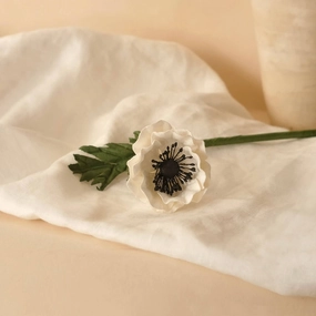 Anmone en papier blanc,mother's day bouquet