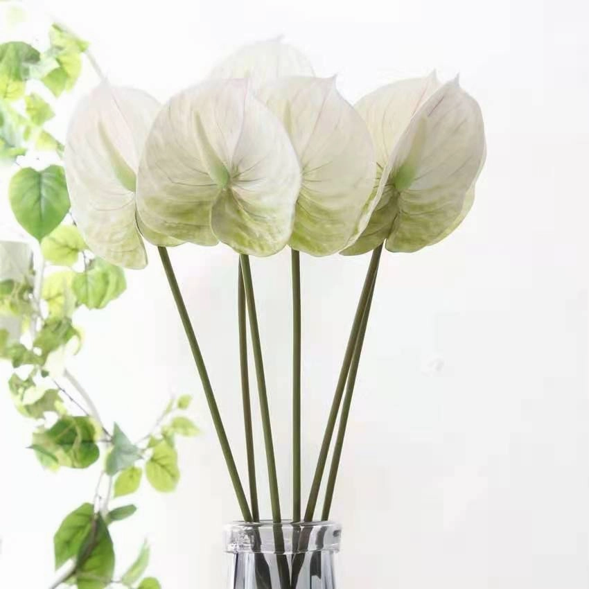 Anthuriums Artificial Silk Flowers Stem ANTHURIUM001-003