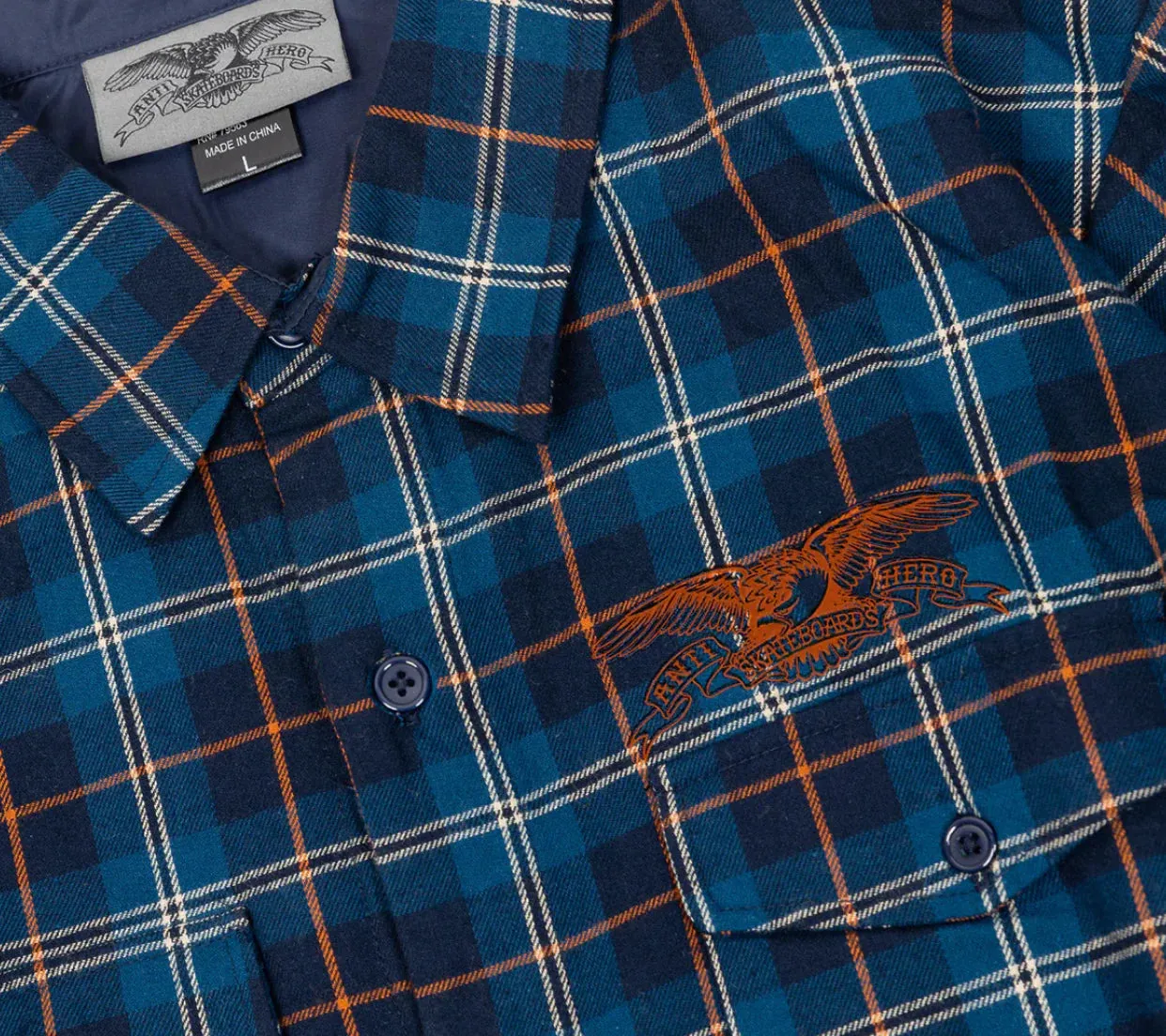 ANTI HERO - BASIS EAGLE FLANELLHEMD