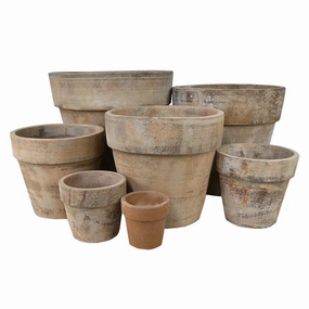 Antique Terracotta Traditional Planter - Basalt,terracotta plant pot