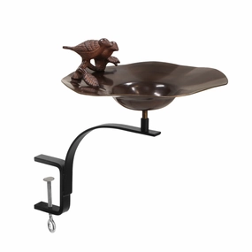 Antiqued Birdbath & Railing Bracket,planting accessories kit