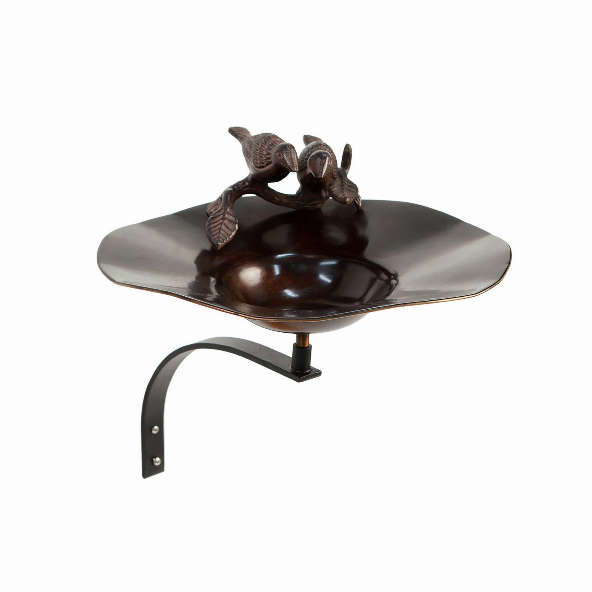 Antiqued Birdbath & Wall Mount Bracket,planting accessories kit
