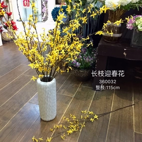 Artificial Forsythia yellow artificial flower bouquet  