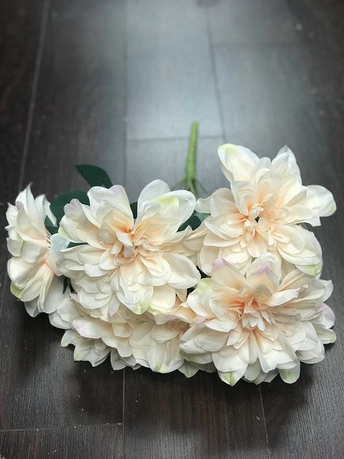Artificial Silk artificial  Dahlia (blush)