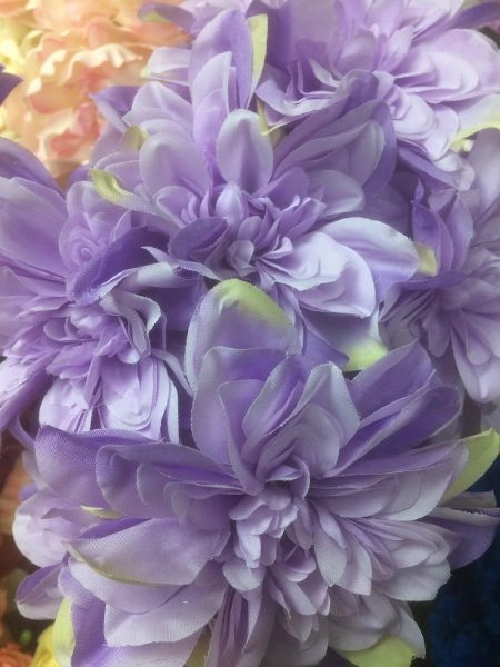 Artificial Silk artificial  Dahlia (blush)