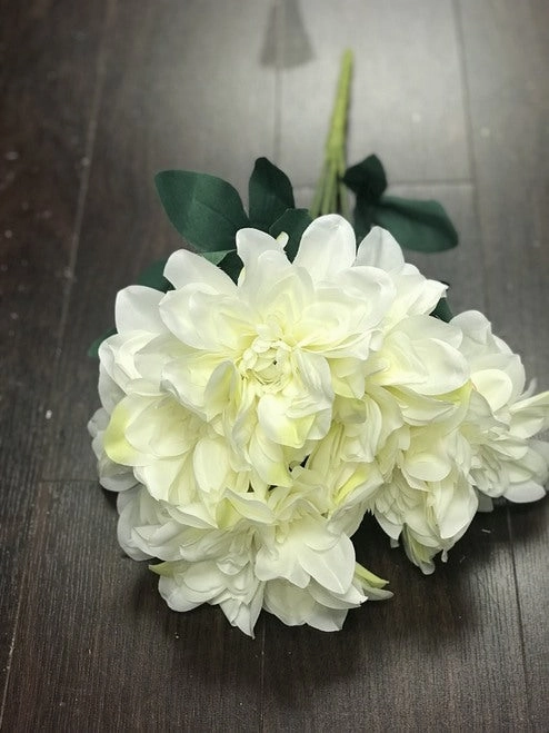 Artificial Silk artificial  Dahlia (blush)