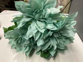 Artificial Silk artificial Tiffany Blue Dahlia artificial flower bouquet  