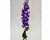 Artificial Silk flower Delphinium (dark purple)- DEL1