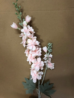 Artificial Silk flower Delphinium (light pink) realistic flower bouquet  
