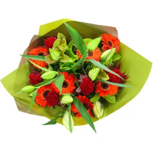 Autumn Fever,realistic flower bouquet 