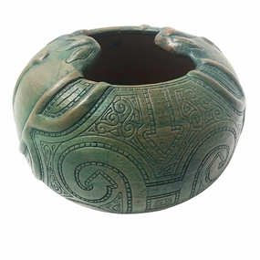Aztec Vase,hand-painted ceramic vase