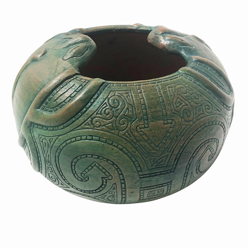Aztec Vase,hand-painted ceramic vase