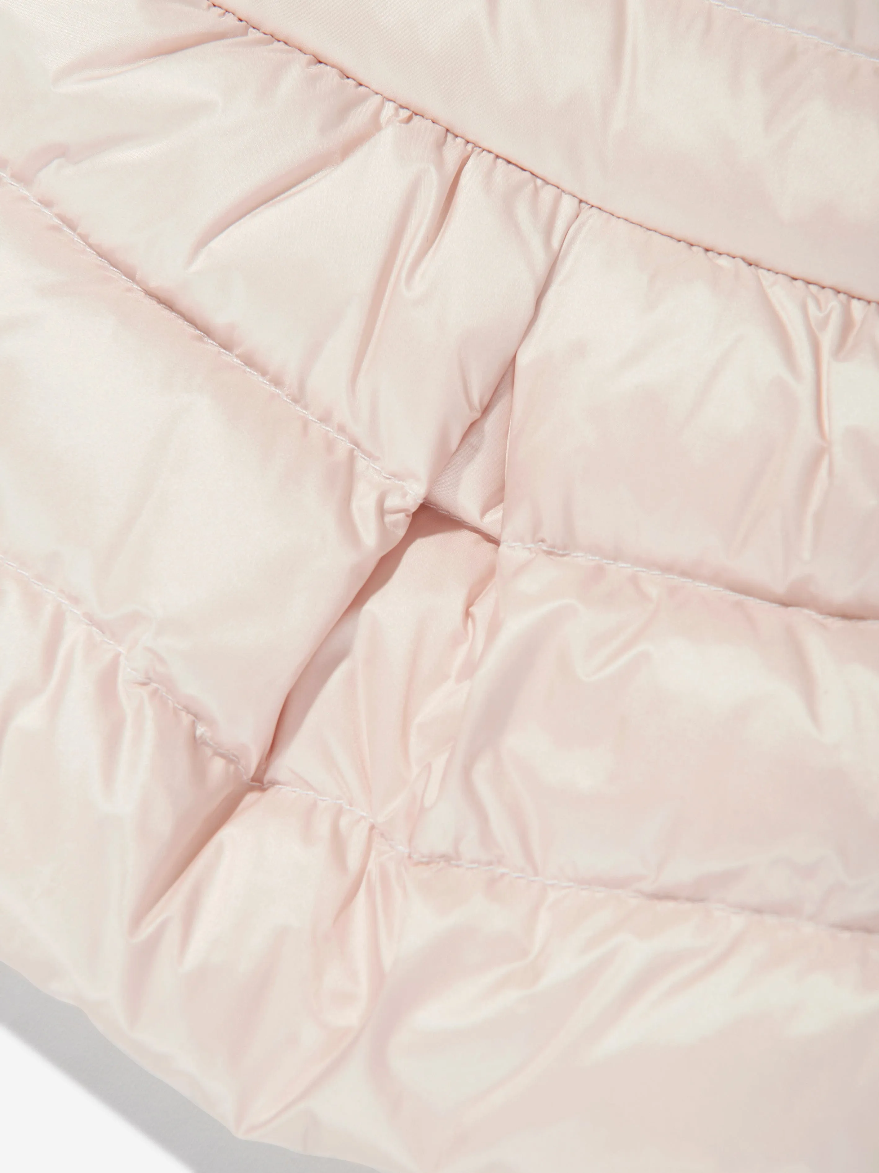 Gepolsterte Daunenweste für Babygirls in Pink