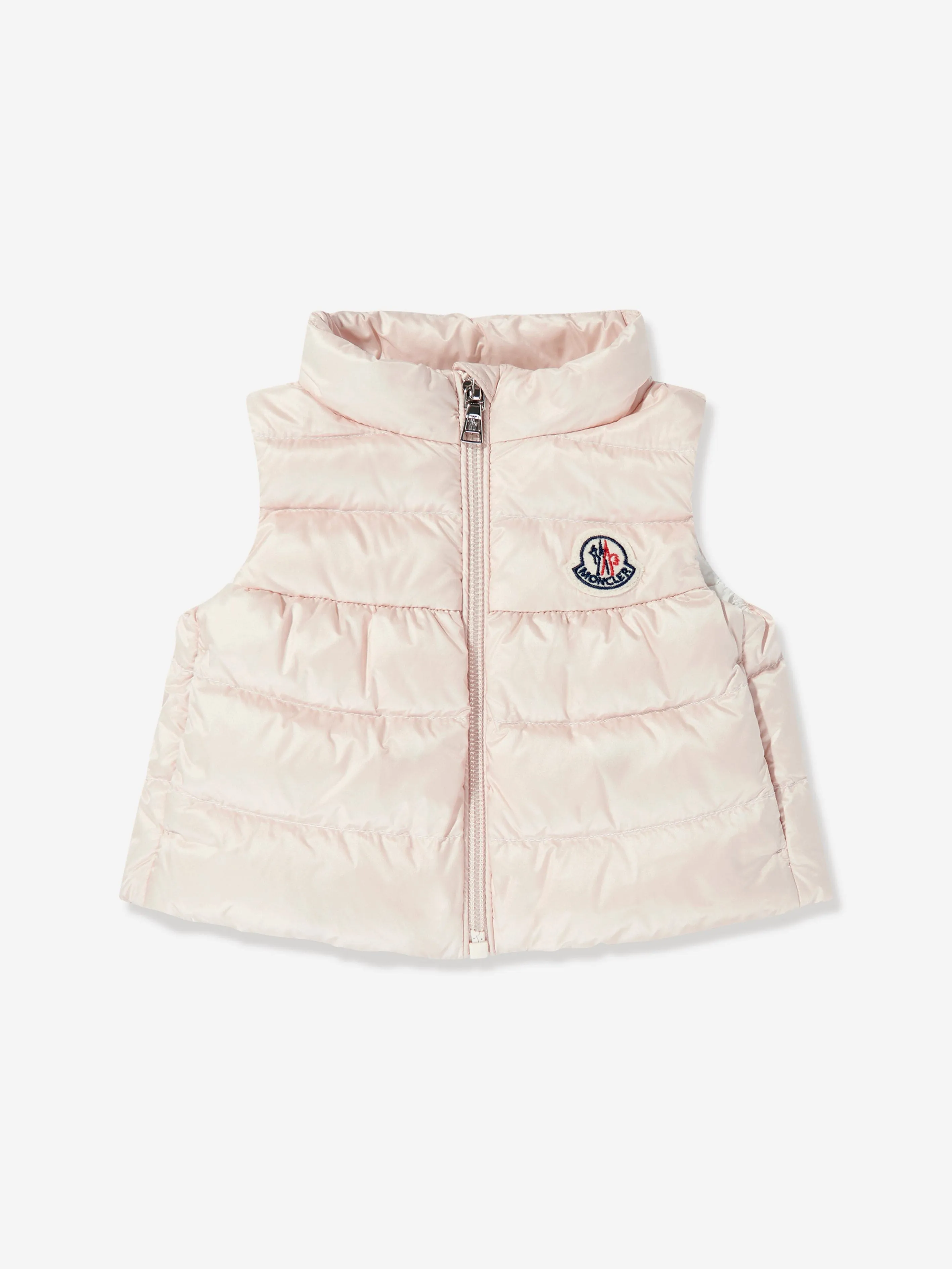 Gepolsterte Daunenweste für Babygirls in Pink