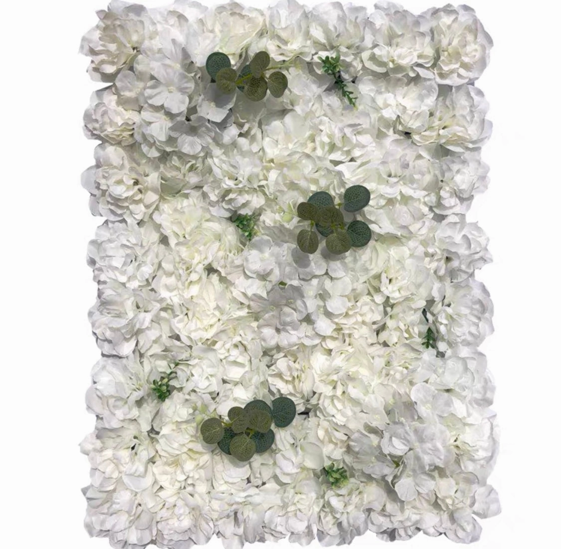 Backdrop Panel Roses Mat white with green leaf Wall realistic flower bouquet  