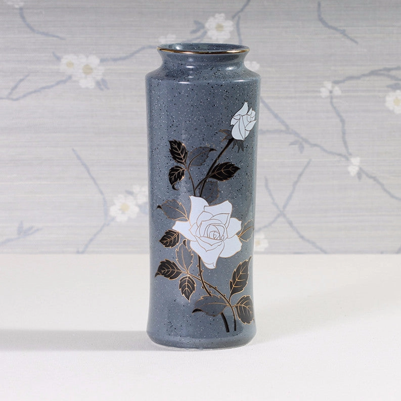 Baimei Vase,hand-painted ceramic vase