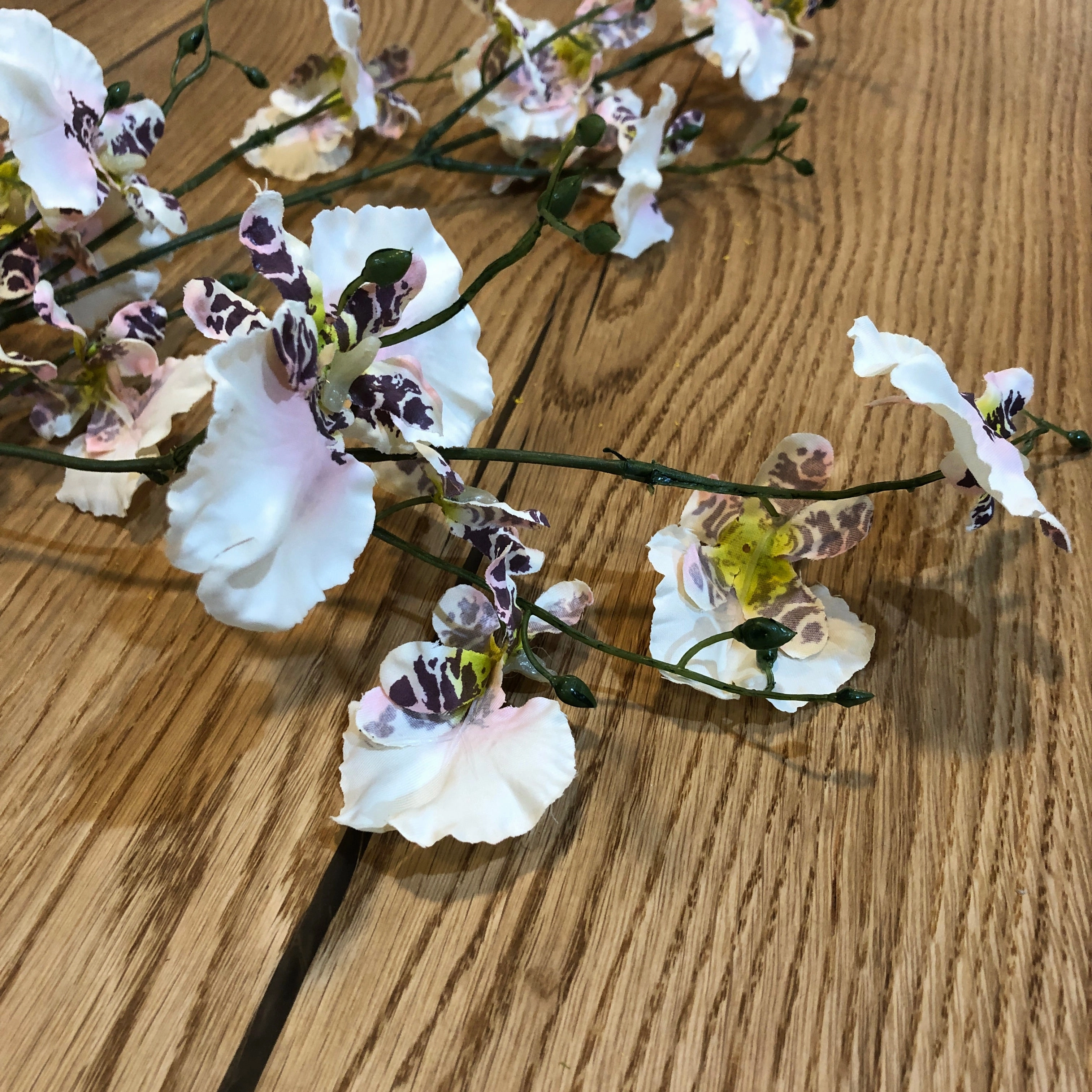 Ballerina Dancing Orchid Stem Spray 90cm,dried artificial flower