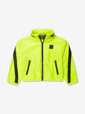 Balmain Jungen Leuchtend Gelbe Reißverschlussjacke