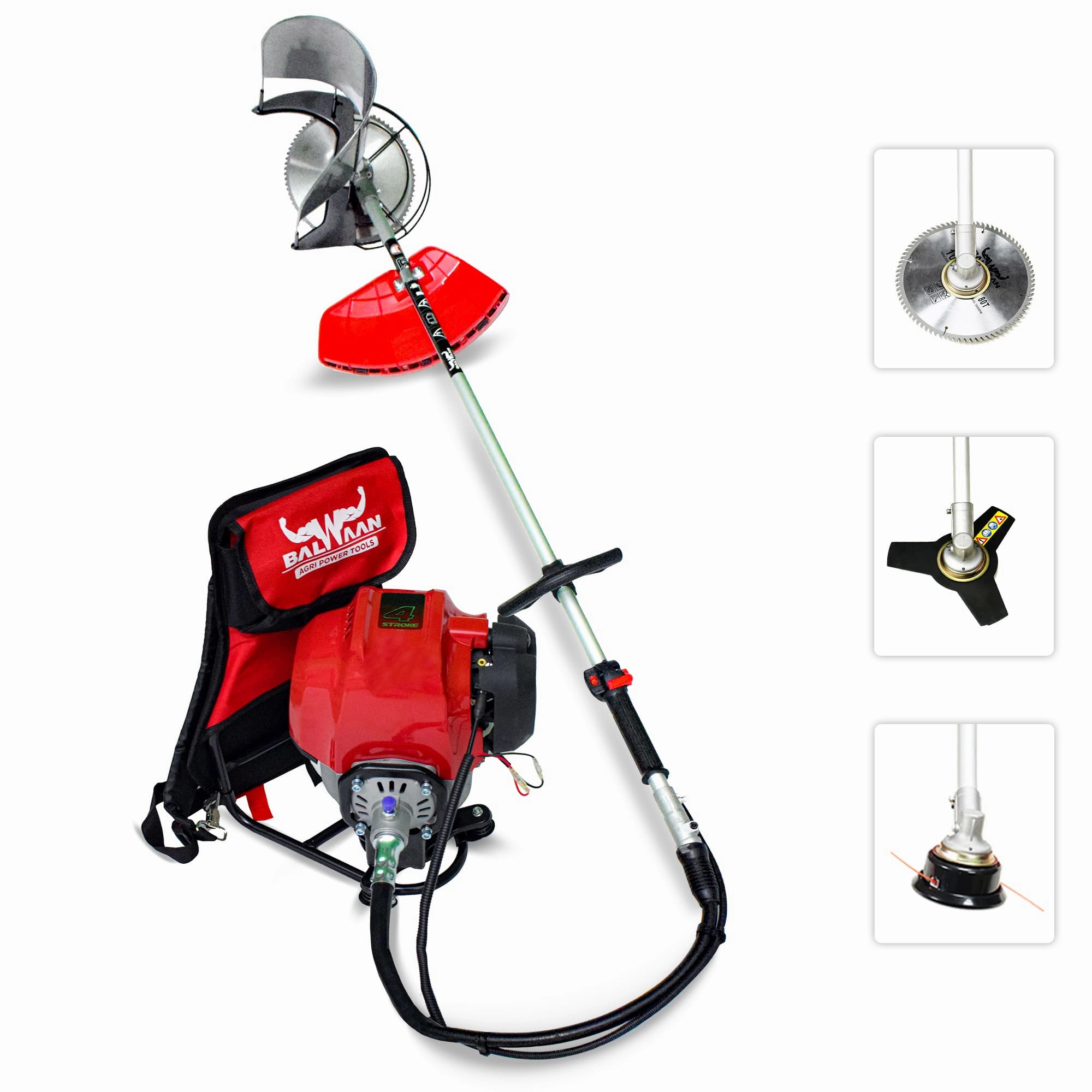 Balwaan 50cc Eco Back Pack Crop cum Grass Cutter|BX-50BE