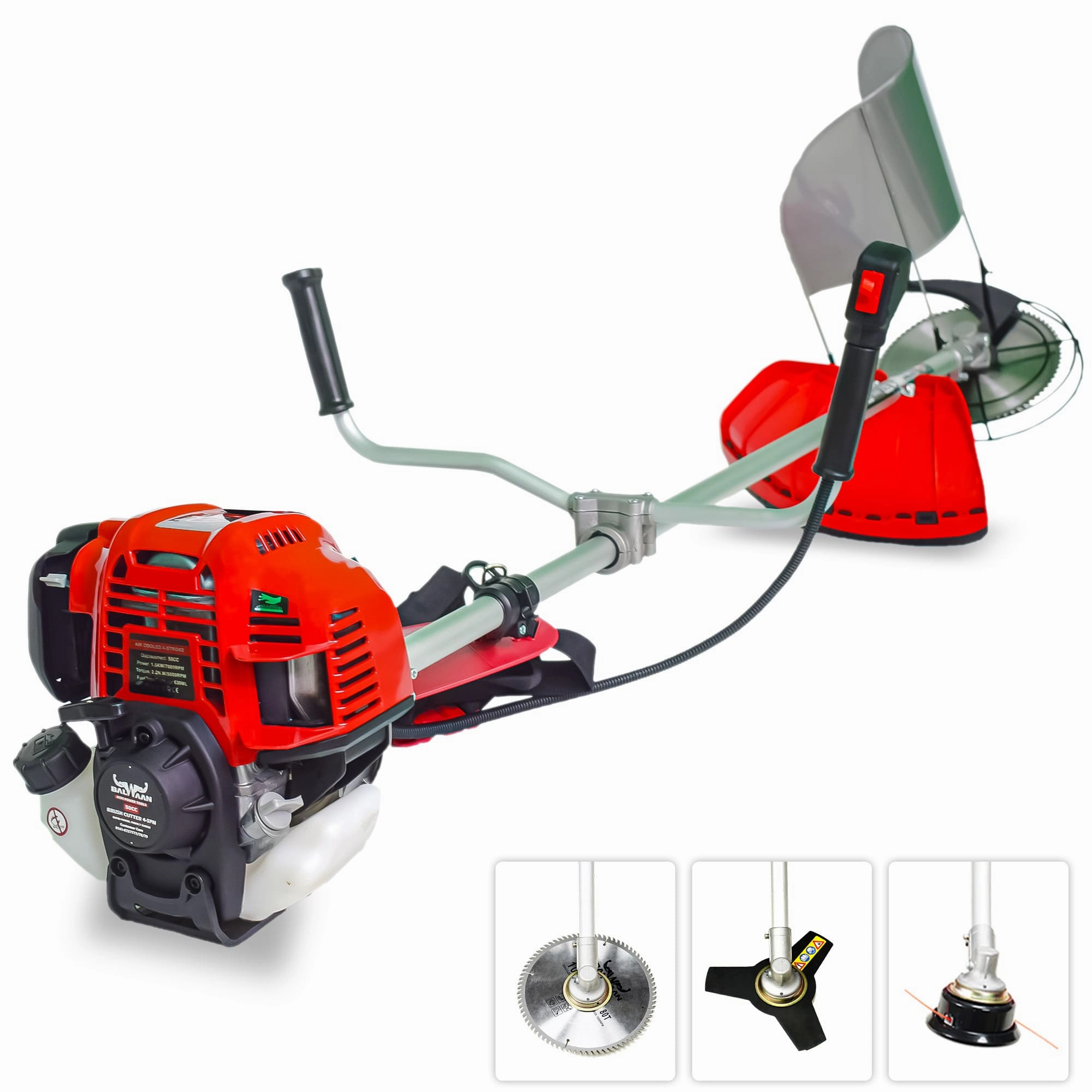 Balwaan 50cc Eco Side Pack Crop cum Grass Cutter|BX-50E