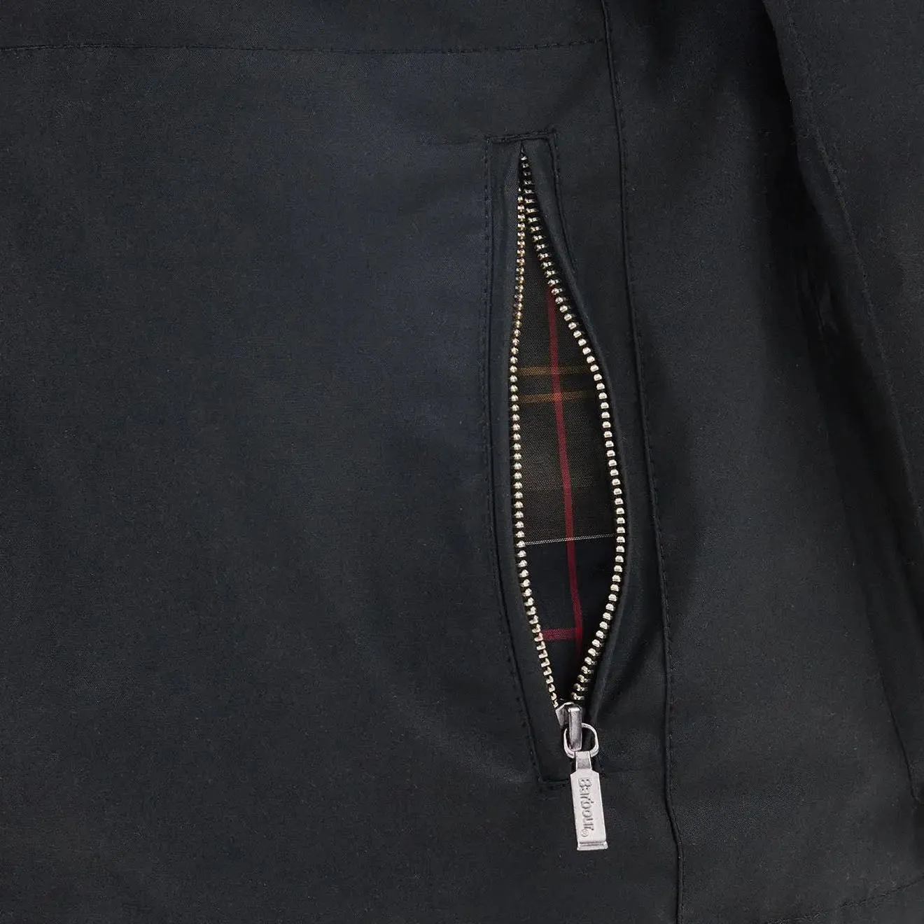Barbour Beacon Sports Wachsjacke Schwarz