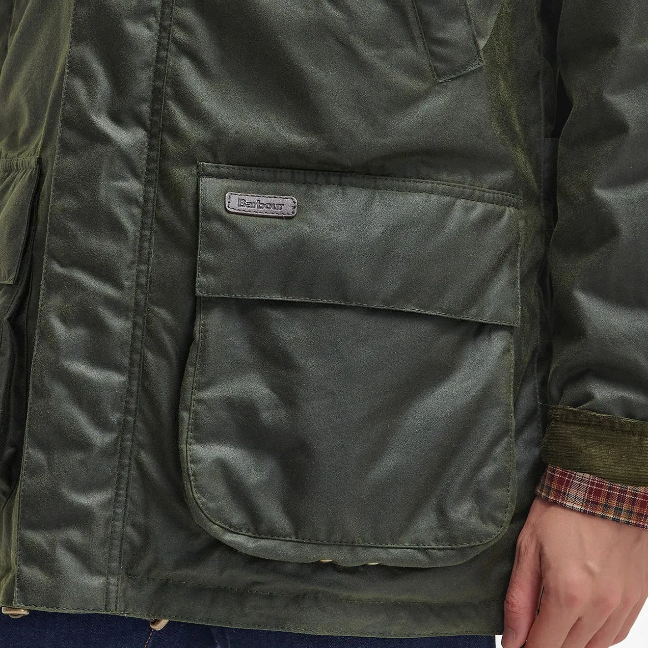 Barbour Bleaberry Wachsjacke Farn
