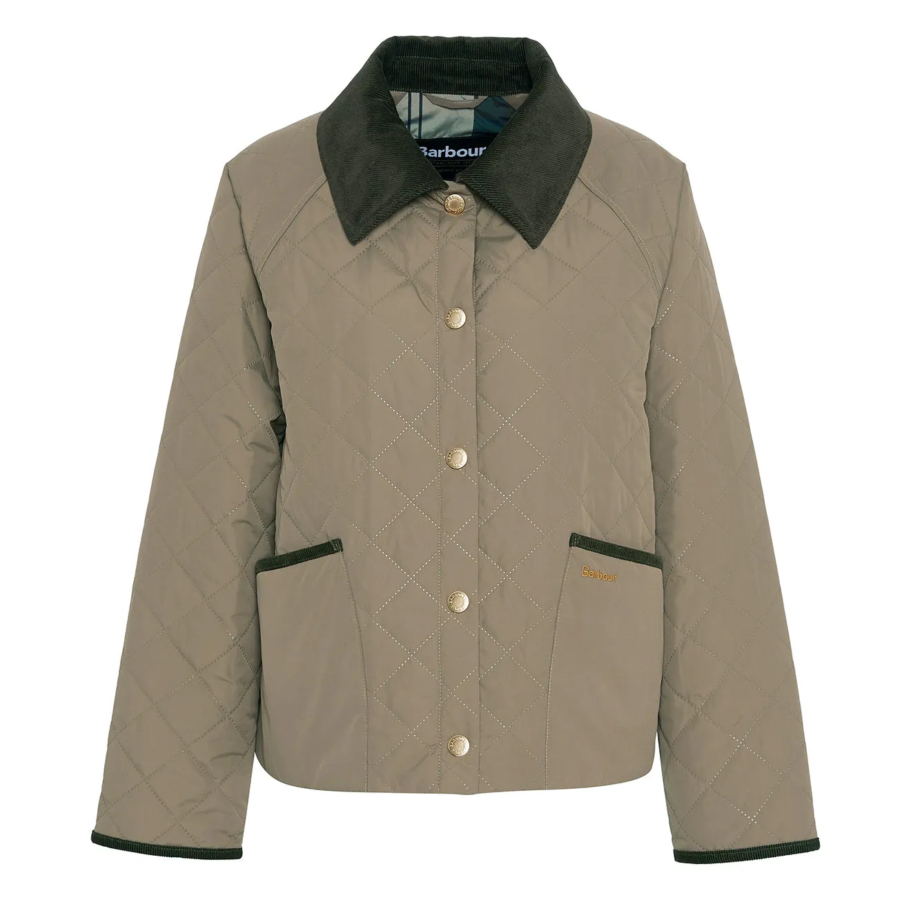 Barbour Damen Anise Steppjacke in Duskigem Grün/Antik