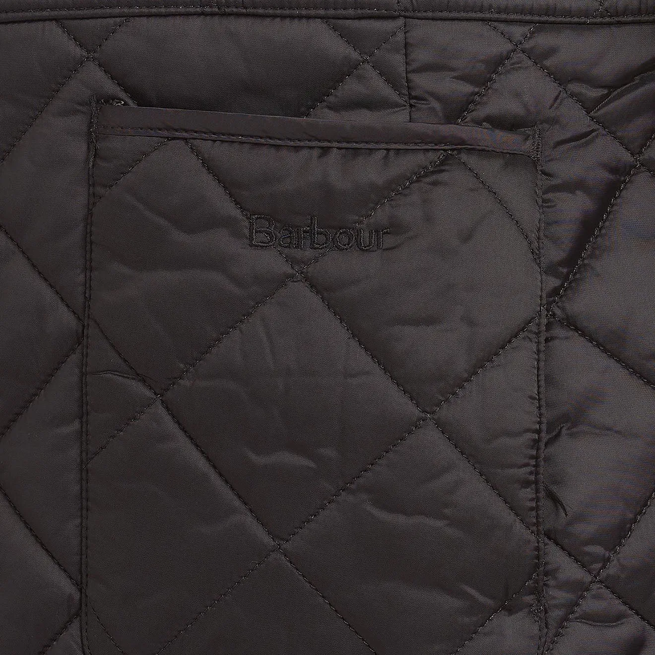 Barbour Damen Deveron Steppjacke Schwarz / Olive