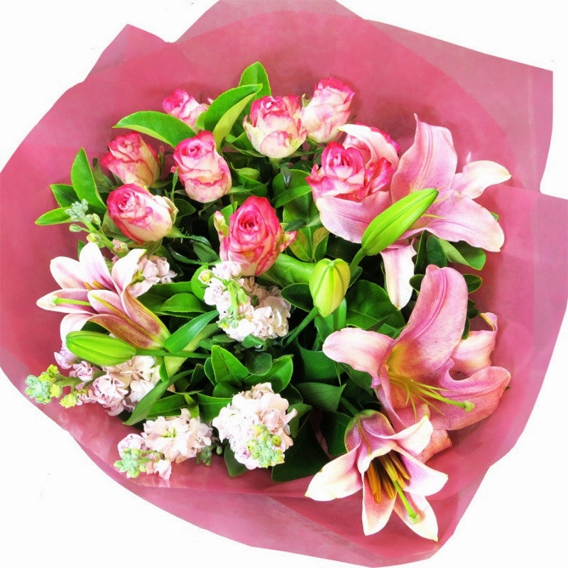 Barcelona,realistic flower bouquet 