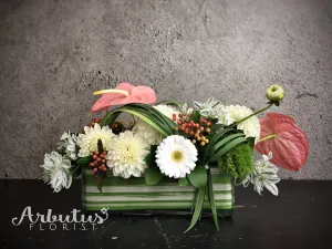 Basket of Nature,realistic flower bouquet 