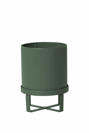Bau Pot Dark Green Small,indoor flower container