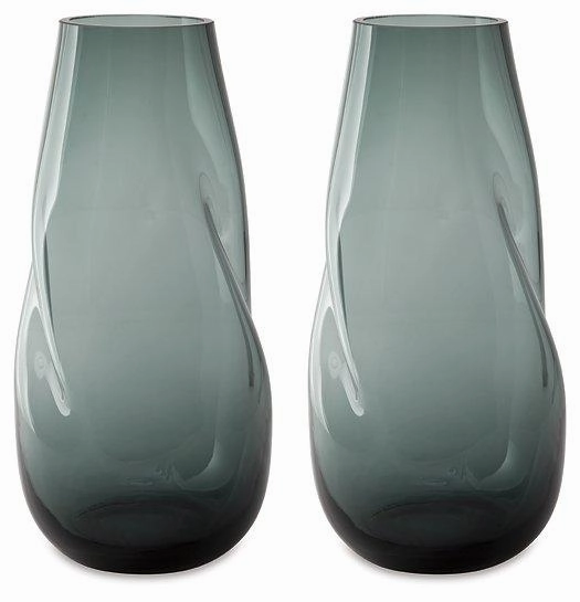 Beamund Vase (Set of 2),transparent glass vase