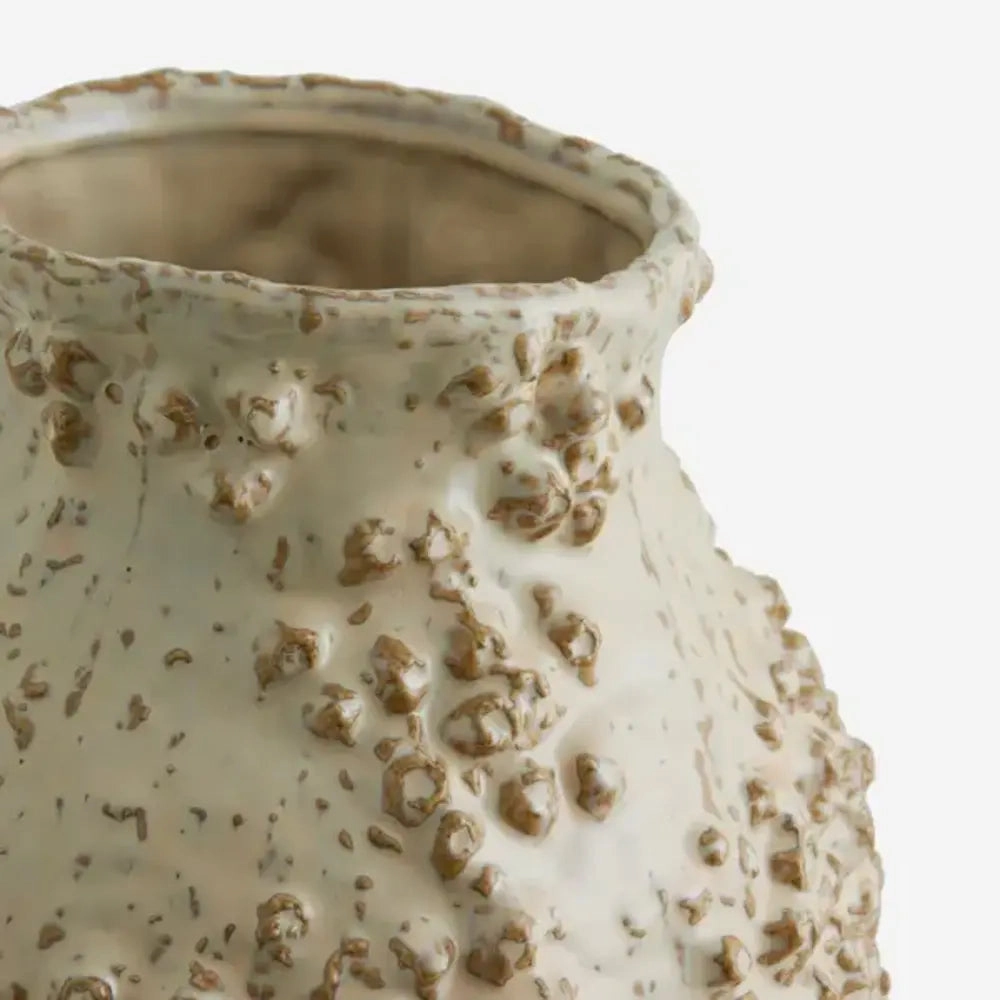 Beige Brown Textured Vases - Size Choice