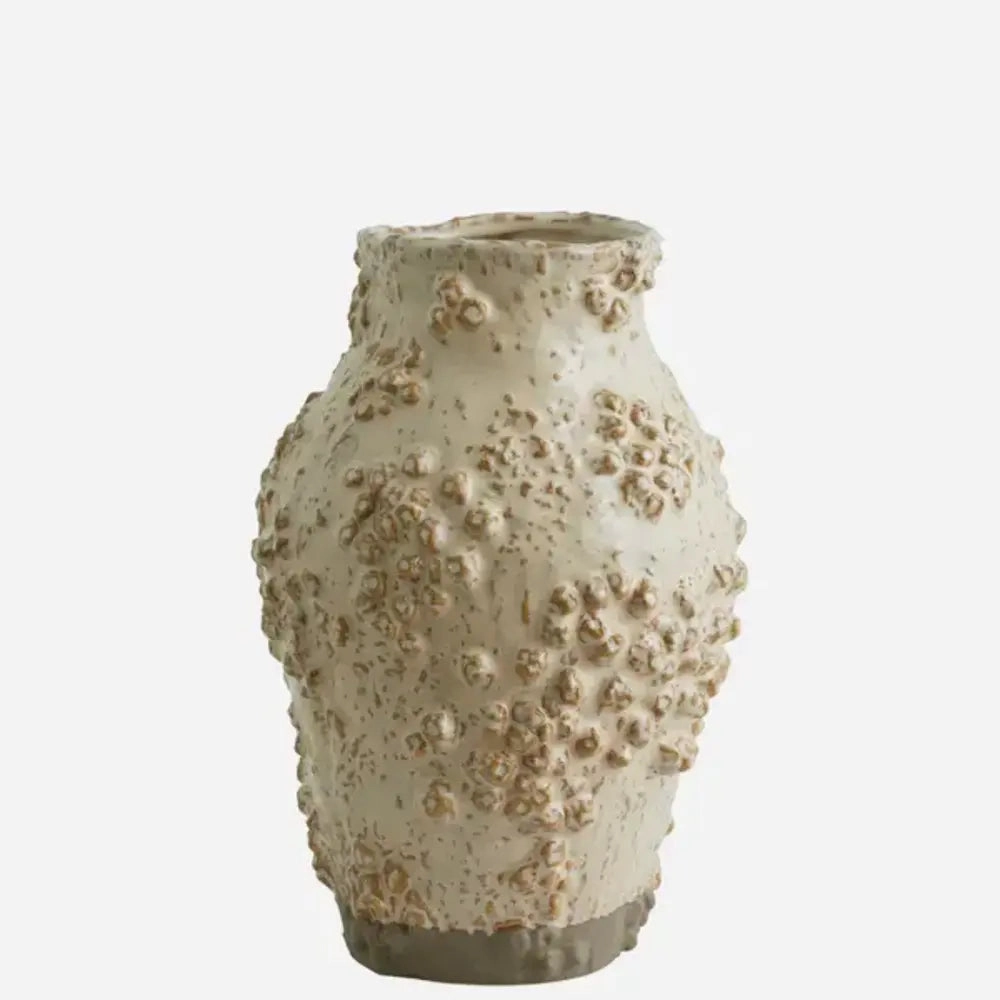 Beige Brown Textured Vases - Size Choice