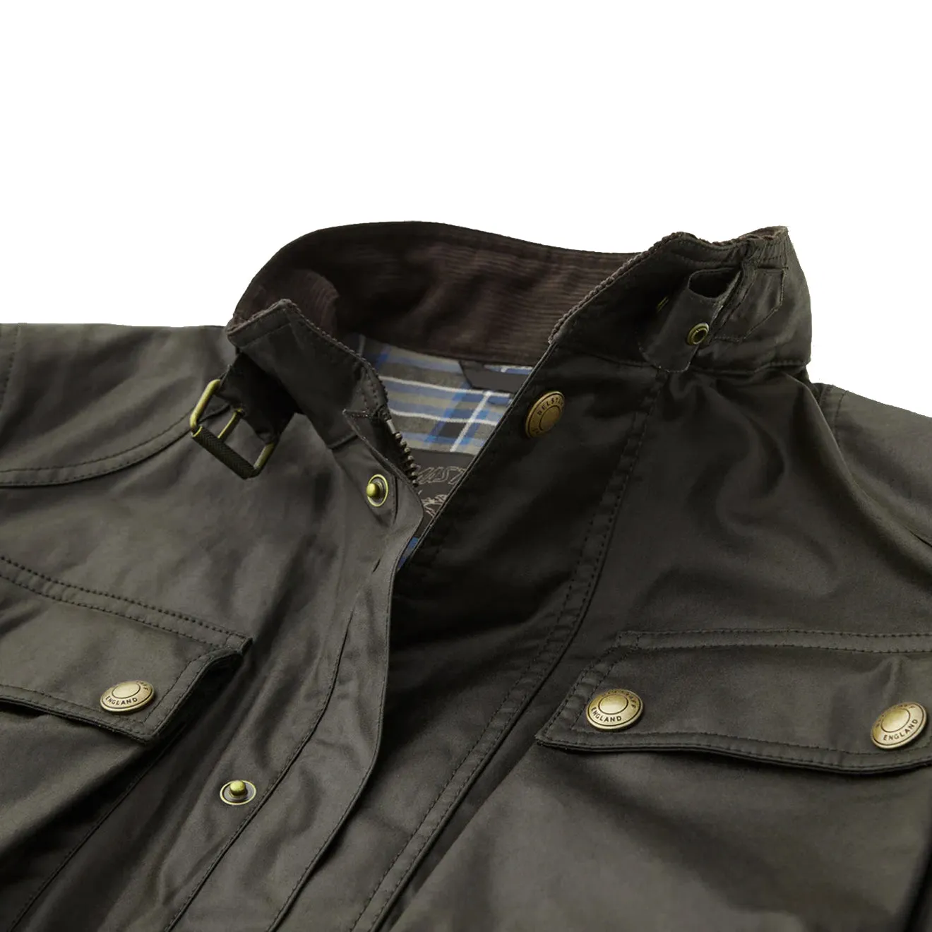 Belstaff Racemaster Jacket Verblasstes Oliv