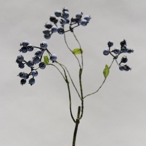 Berry Artificial Silk Flower 42cm Blue BERRY005,dried artificial flower