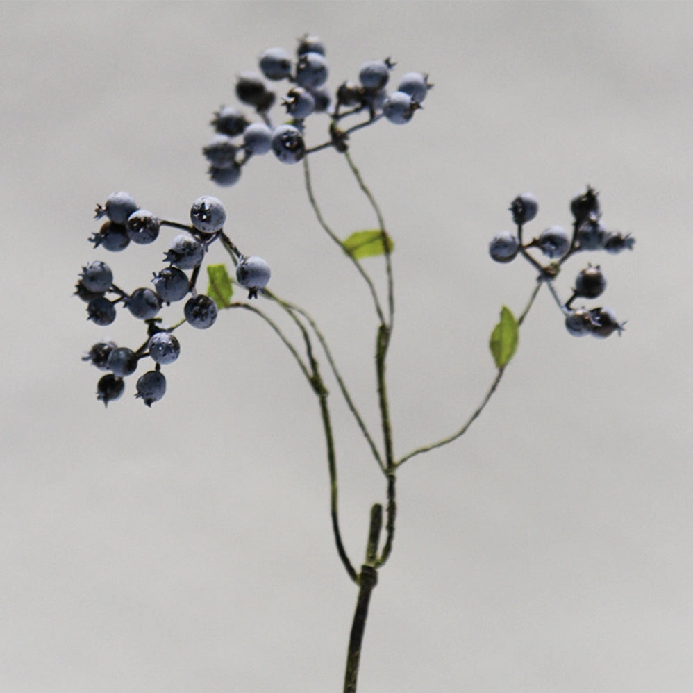Berry Artificial Silk Flower 42cm Blue BERRY005,dried artificial flower