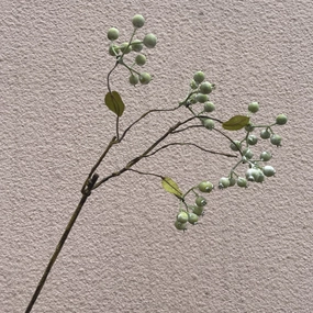 Berry Artificial Silk Flower 42cm Grey Green BERRY010,dried artificial flower