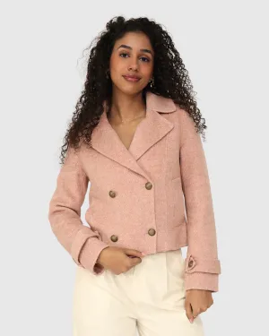 Better Off Militär-Peacoat - Rosé