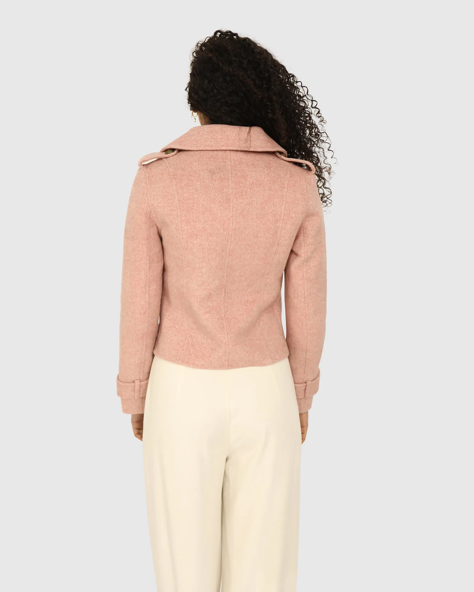 Better Off Militär-Peacoat - Rosé