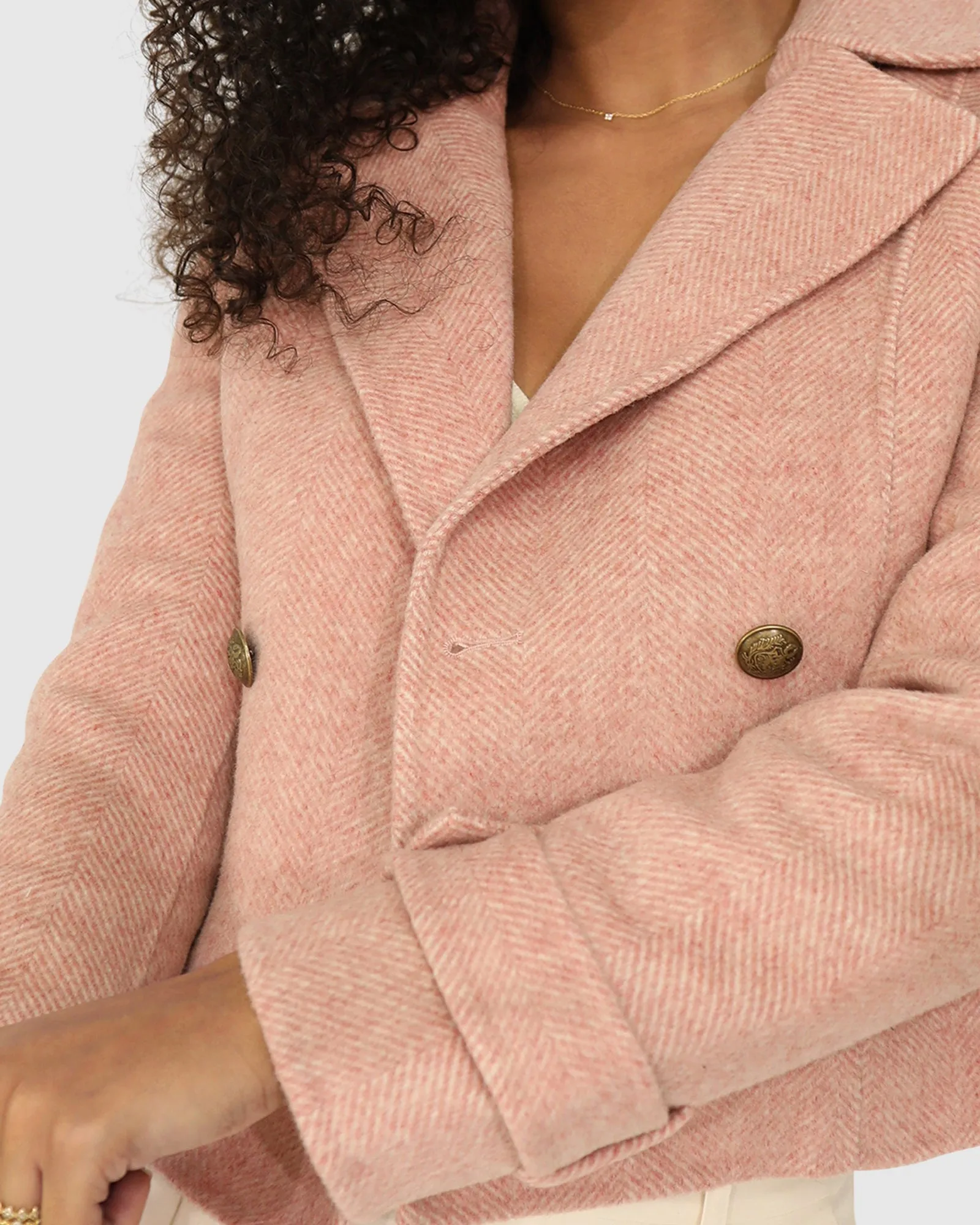 Better Off Militär-Peacoat - Rosé